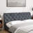 vidaXL Headboard Cushion Piran Dark Grey 152 cm Velvet-986923701-986923697