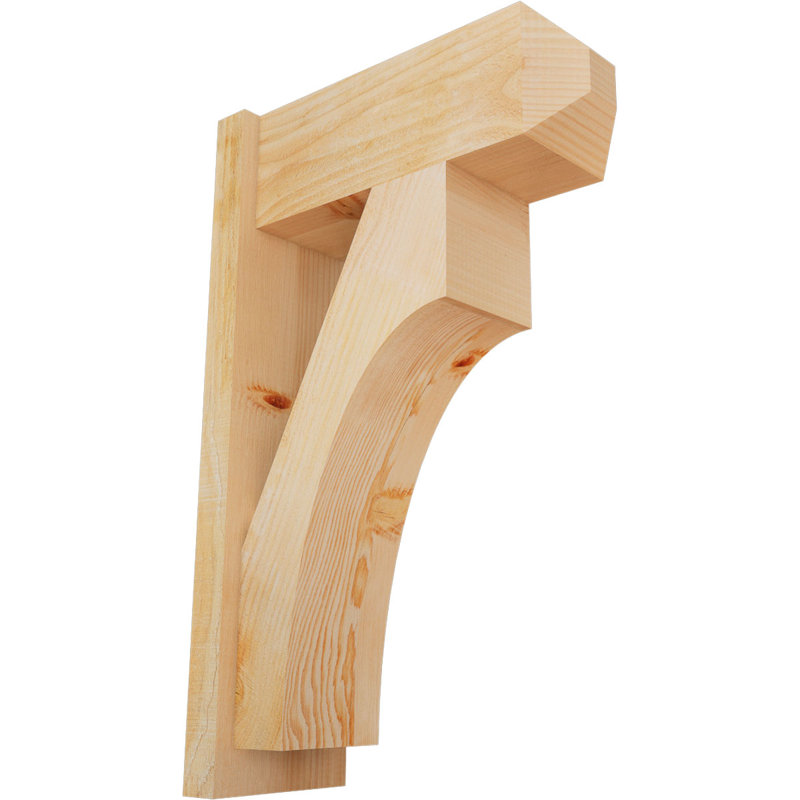 Persienne en bois rustique Westlake Craftsman, P 20 po x H 32 po, Sapin Douglas de 8 po (sciage brut)
