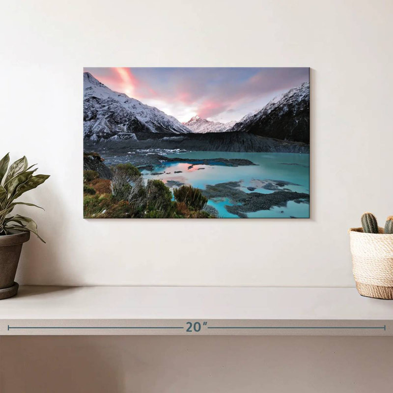 Marchelle, cuisinier, lac Aoraki, H 8 po x l 12 po