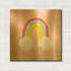 «His Rainbow» par Ann Kelle, art mural en métal doré, 24 po x 24 po-133651439