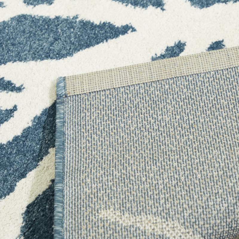 Tapis bleu Boca, Rectangle 6 pi 7 po x 9 pi