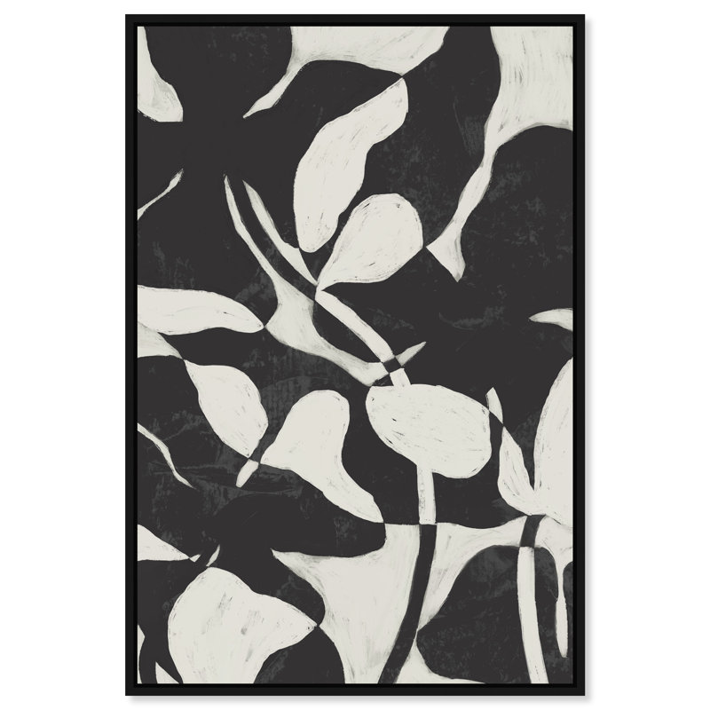 Inverted Nature Print by Oliver Gal, 55"H x 37"W, Black Floater Frame