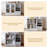39.37'' Modern Coffee  Sideboard with LED Lights, Wine Cabinet With Wine Glass Holder & Wine Rack-1403221916