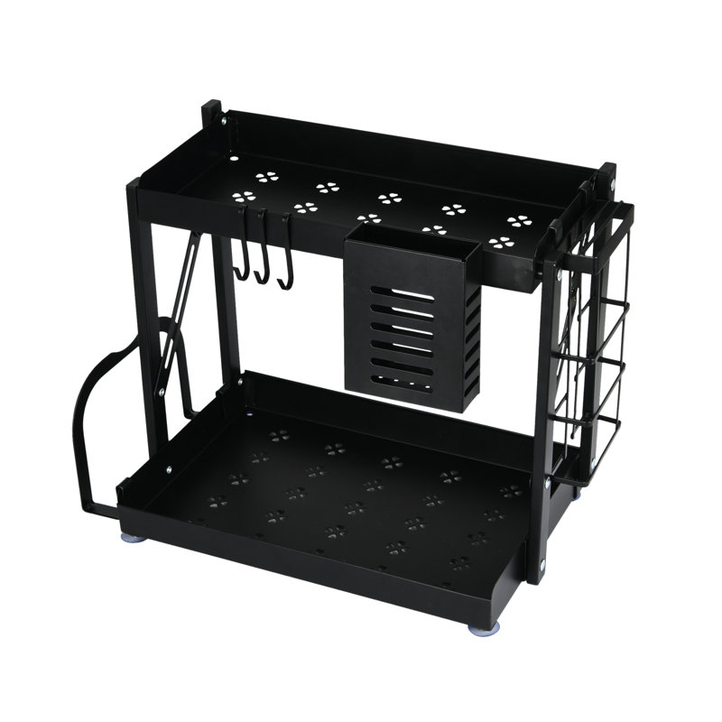 Metal 2-Tier Countertop Caddy