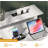 Iancarlo Metal Base Computer Desk with Power Outlet-131708478-131708475