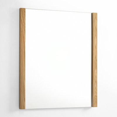 Noe Ruby Dresser Mirror, Natural Brown Oak Veneer, Rectangular 34 X 40