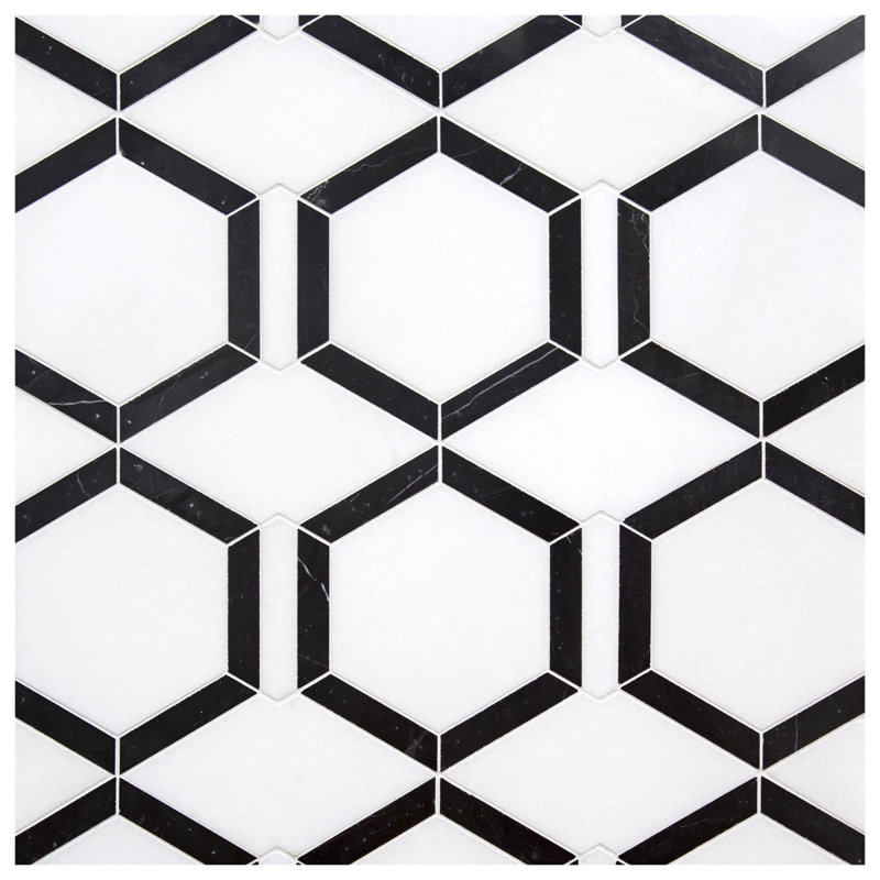 Random Sized Marble Novelty Mosaic Wall & Floor Tile