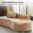 Nerio Boneless Modern 94" Compression High-Density Foam Sofa with 2 Pillows-1369108830