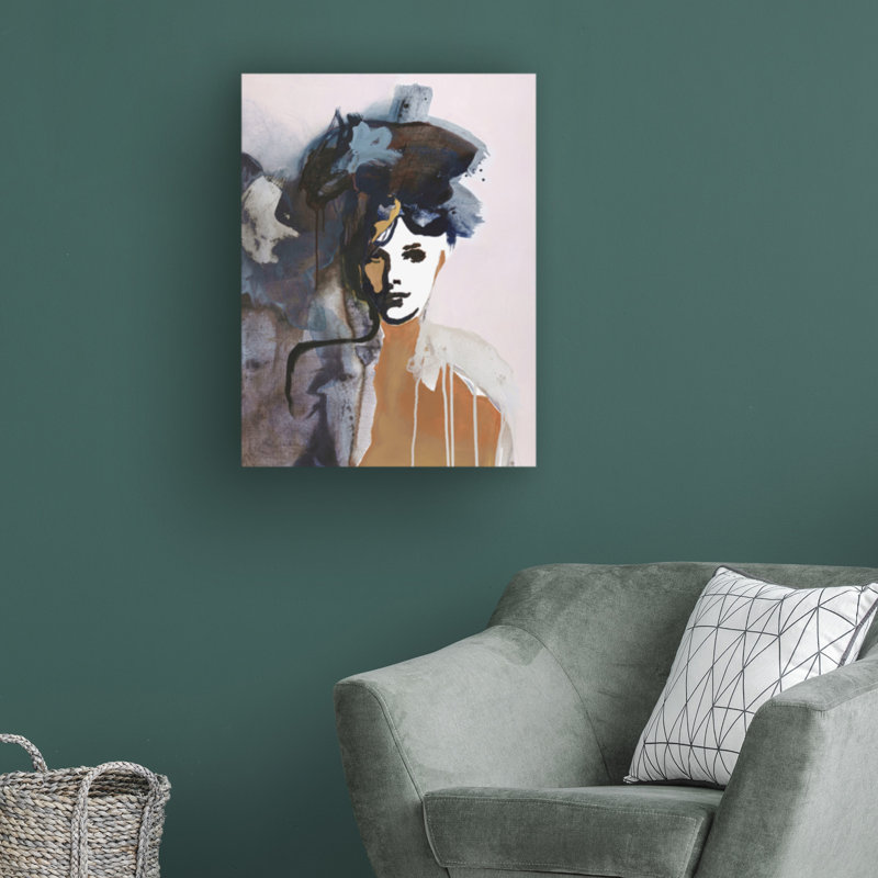 «Colorful Life 1» par Design Fabrikken - peinture sur toile tendue, H 19 po x l 14 po x P 2 po