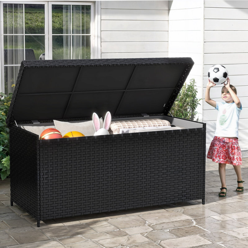 Balconera Wayfair Deck Box Bench Storage Containers Merry Products