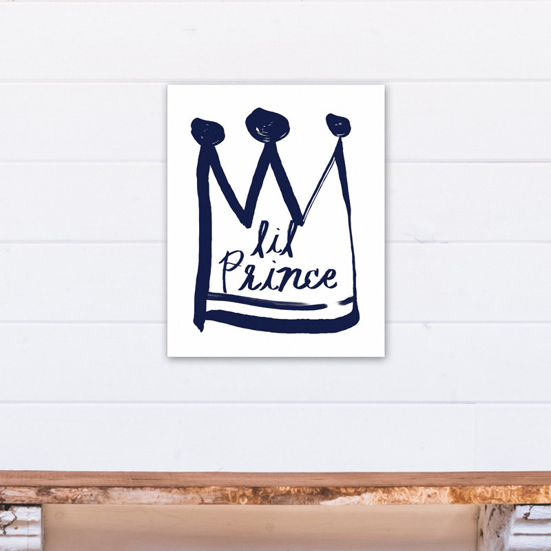 Art sur toile little prince Brewer, H 20 po x l 16 po x P 1,25 po, Bleu