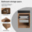 Meuble-lavabo simple avec plateau en résine Daive-1221742000