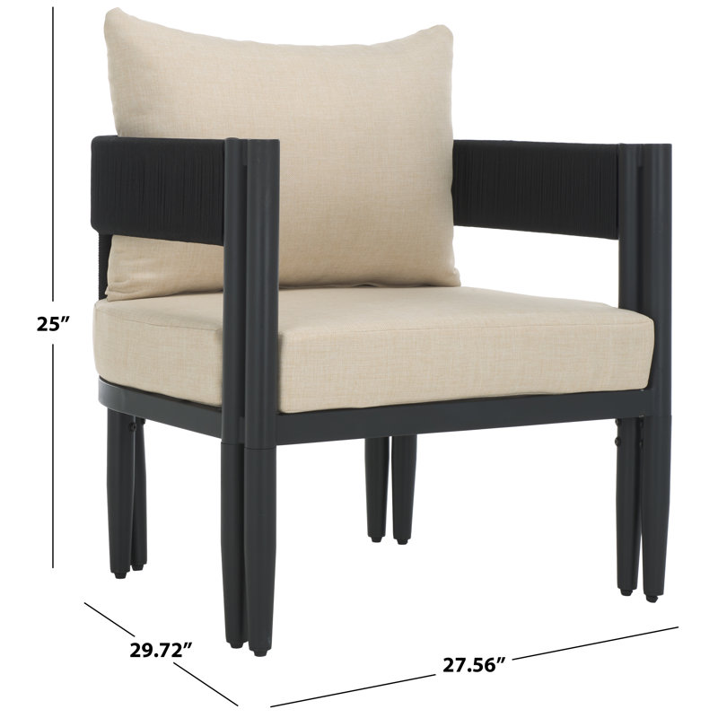Viola Outdoor Dining Armchair, Gray