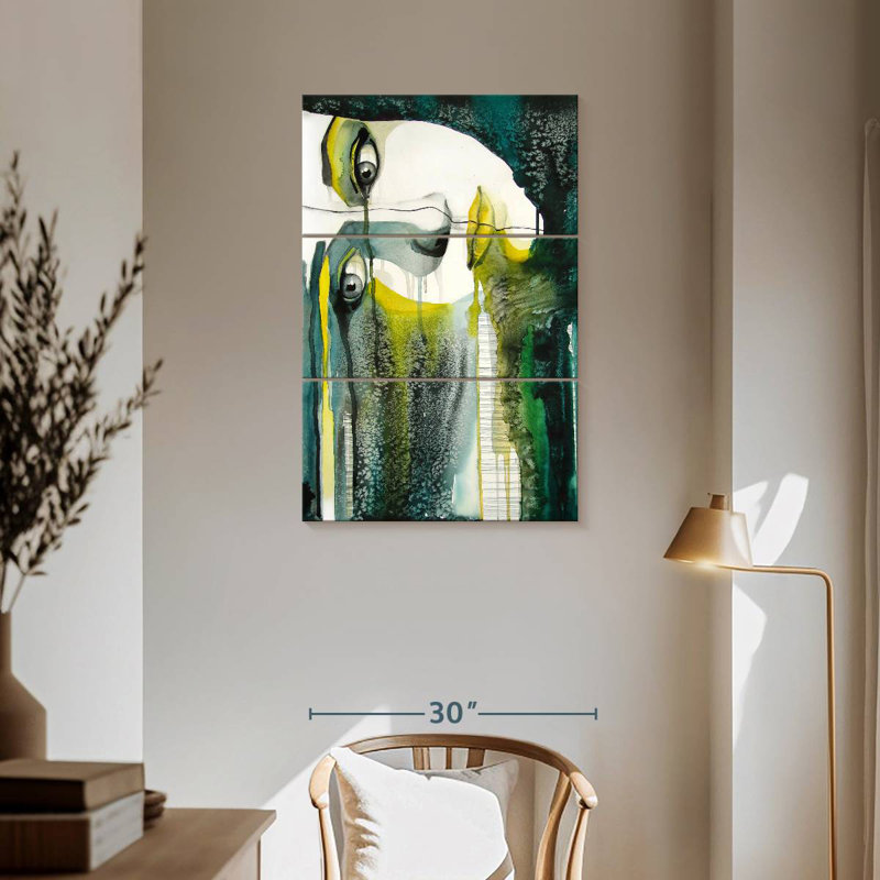 Portrait de femme Leisha, H 57 po x l 36 po