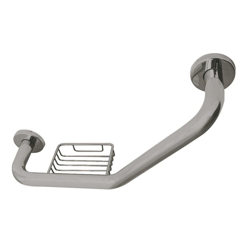 Barre d'appui angulaire 17,44 po Meridian, Nickel brossé