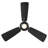 Mykonos 52" 3 - Blade Outdoor/Indoor Smart Ceiling Fan with Remote Control and LED Light Kit Included, Works With Alexa and iOS or Android App-124301843-124301846