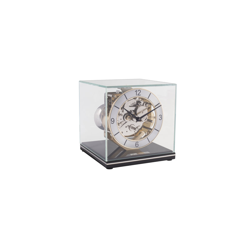 Clarke Mechanical Clock, Black