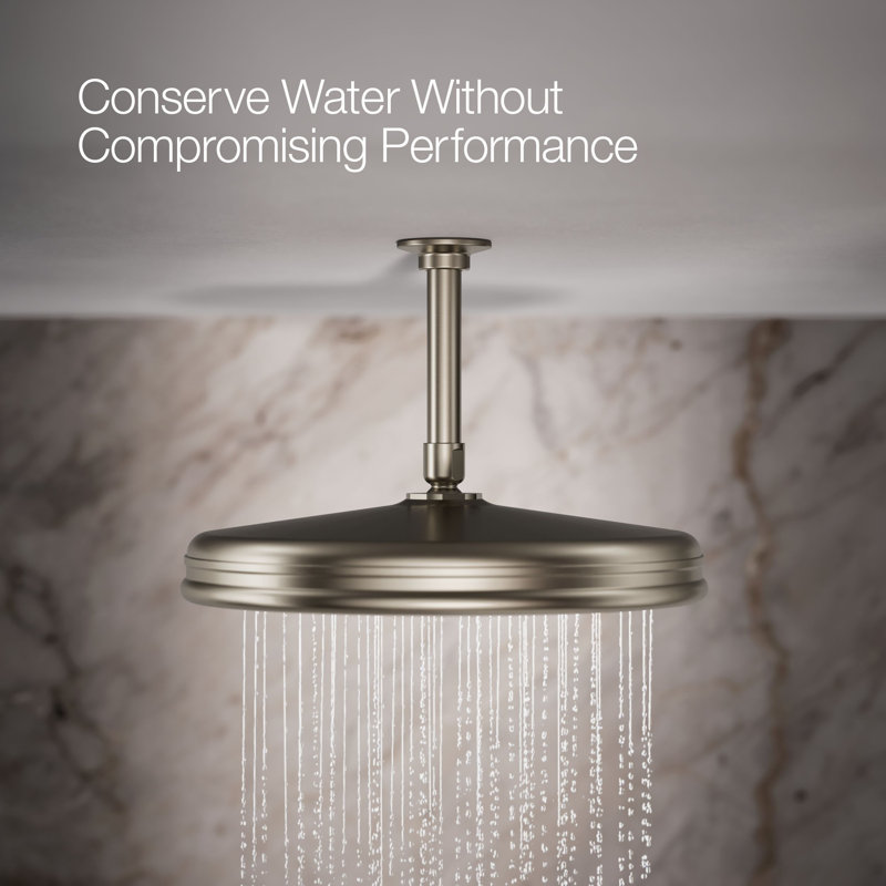 Rain Fixed Shower Head, Vibrant Brushed Nickel