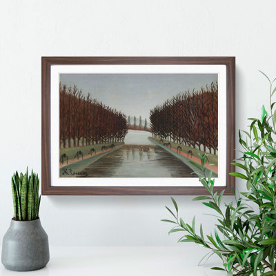 The Canal by Henri Rousseau - Picture Frame Painting