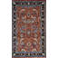 Red Hand-Knotted Wool Floral Symmetrical Classic Traditional Modern Contemporary Carpet Rug-285874449