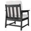 Chaise de patio en PEHD toutes saisons avec coussins Eian-87466065