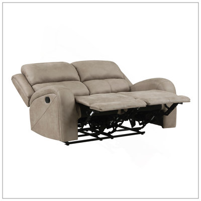 Causeuse inclinable double luxueuse 1pc