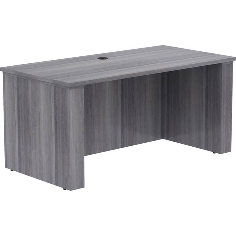 Essentials Series Sit-To-Stand Desk Shell, Weathered Charcoal
