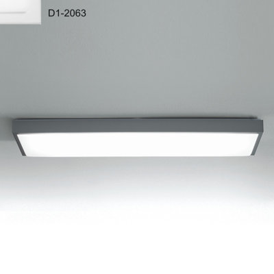 Flat R 1 - Light 35.5'' Simple Square / Rectangle Flush Mount