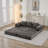 Chenille Convertible Sofa Bed: Foldable Mattress Couch, Floor Lounge, Armrest Support-299494765