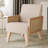 Arelious 24.41" W Linen Armchair Upholstered-957636892