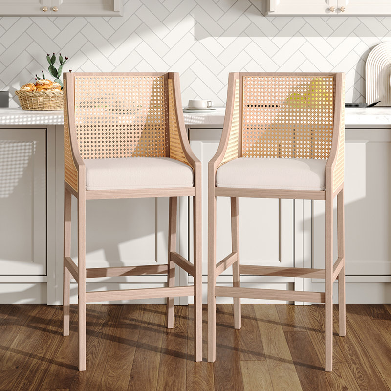 Albena 77cm Stool, Beige