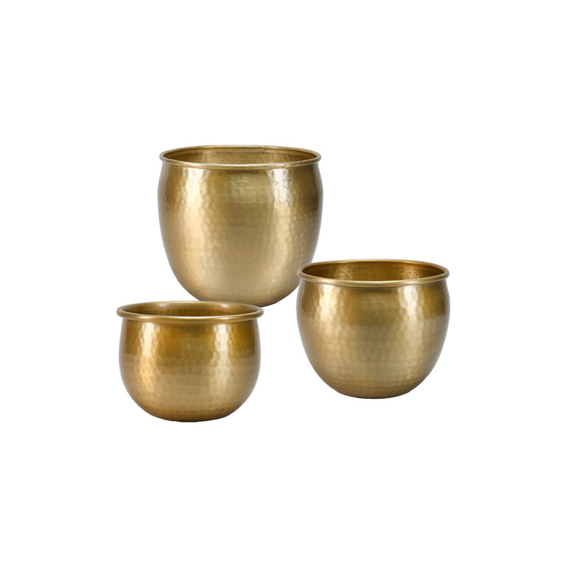 Porretto Metal Pot Planter