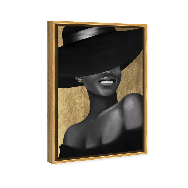 «Fashion and Glam That Chic Girl II Portraits», reproduction d'art sur toile, H 15 po x l 10 po x P 1,5 po