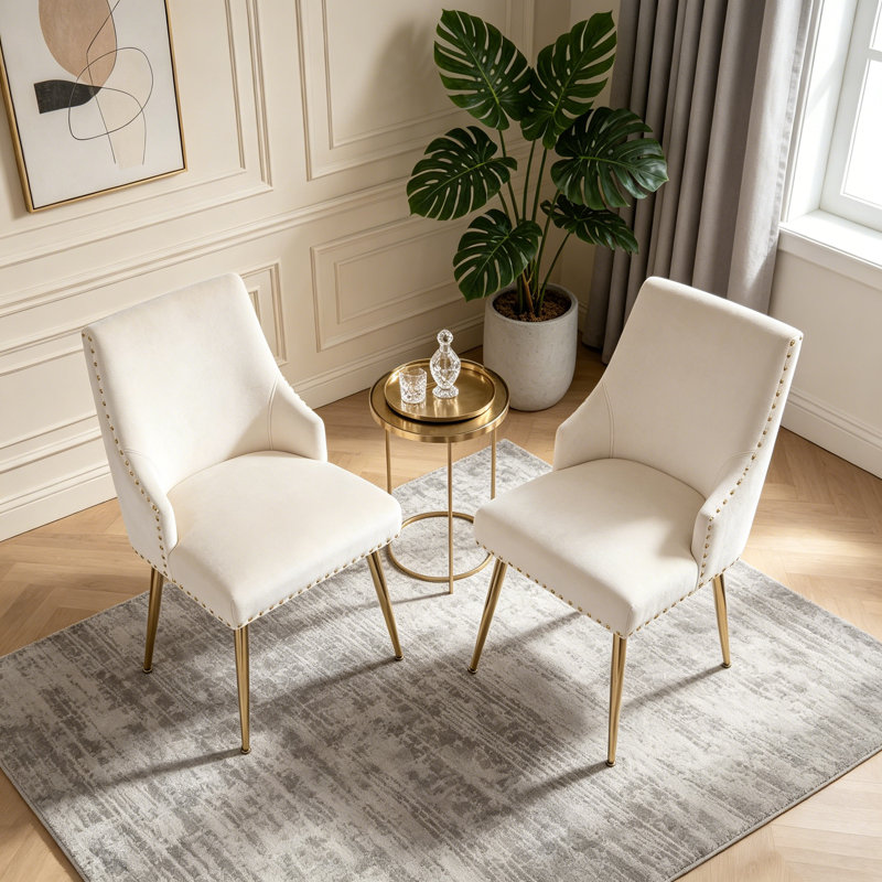 Chaise de salle à manger, Beige