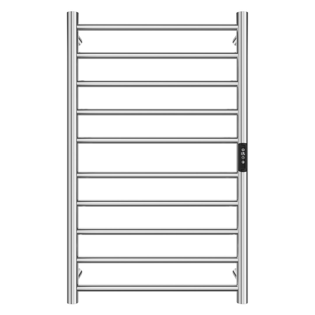 Electric Towel Warmer Wall Mount Heated Towel Rack 304 Stainless Steel Paraheeter 