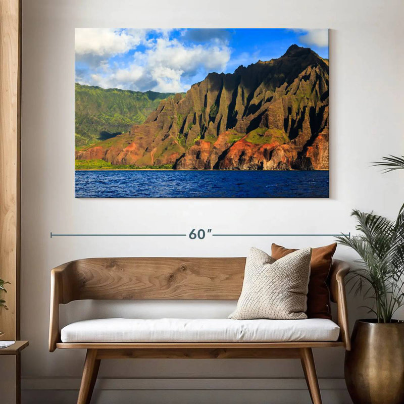 Gillard Na Pali Coast Mountains, H 34 po x l 51 po