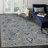 Dorca Hope Transitional Floral Hand-Hooked New Zealand Wool Area Rug-2075037037