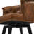 Swivel Upholstered Counter Stool-449448658