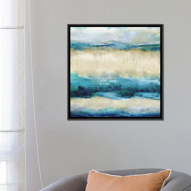 «Close to the Edge I», reproduction sur toile, H 18 po x l 18 po x P 1,5 po, Toile encadrée noire, Pas de tapis