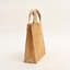 Sac-cadeau de Noël en jute avec renne doré et motif flocon de neige