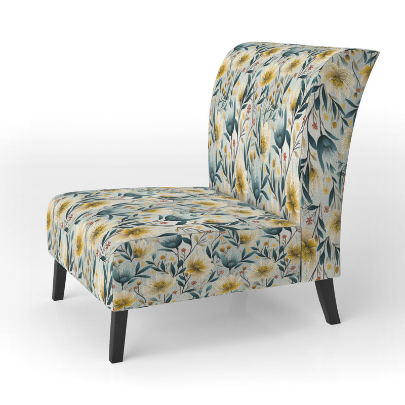 Fauteuil de chambre rembourré Ethereal Botanicals