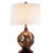 29.75" Tall Polyresin Table Lamp, Polymosaic Design