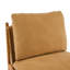 Ensemble de salon moderne en bois, finition naturelle moka, ensemble de salon confortable