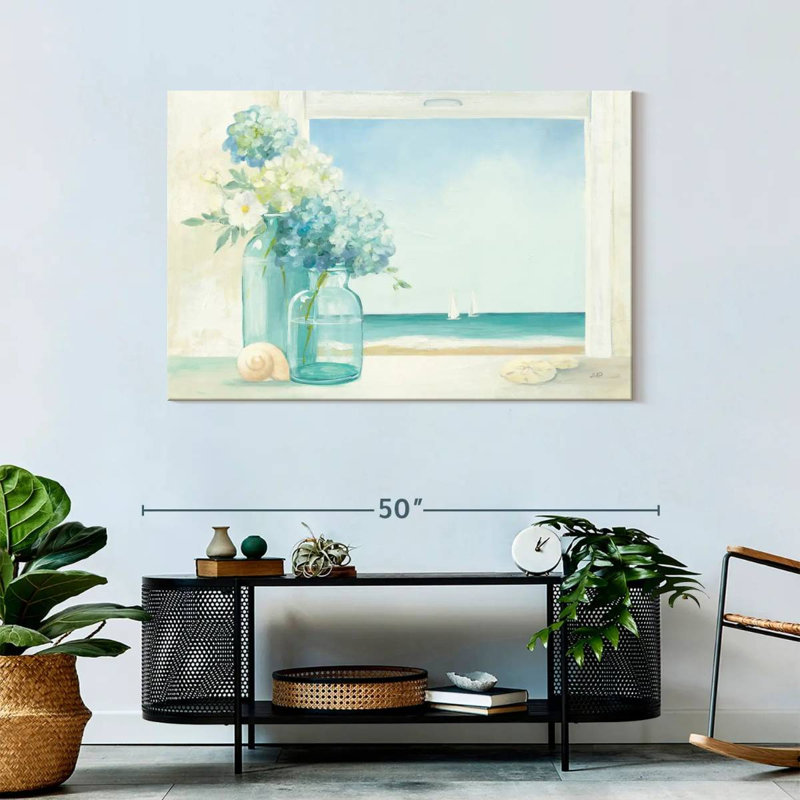 Seaside Hydrangea, 30" H x 45" W