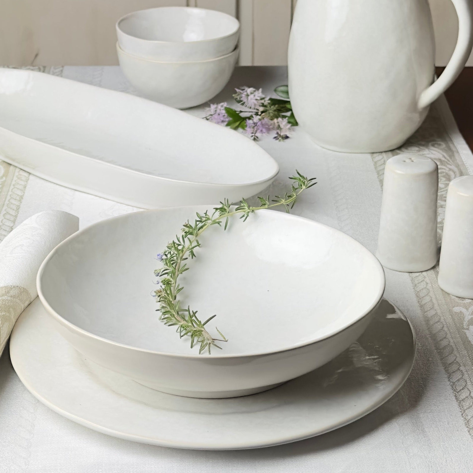 Paulin Pasta Bowl, White