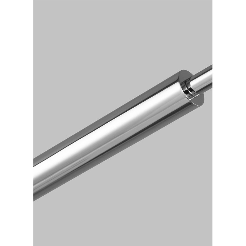 Lampe de lecture sur pied 46 po Talliston par Chapman & Myers, Argent, Noir