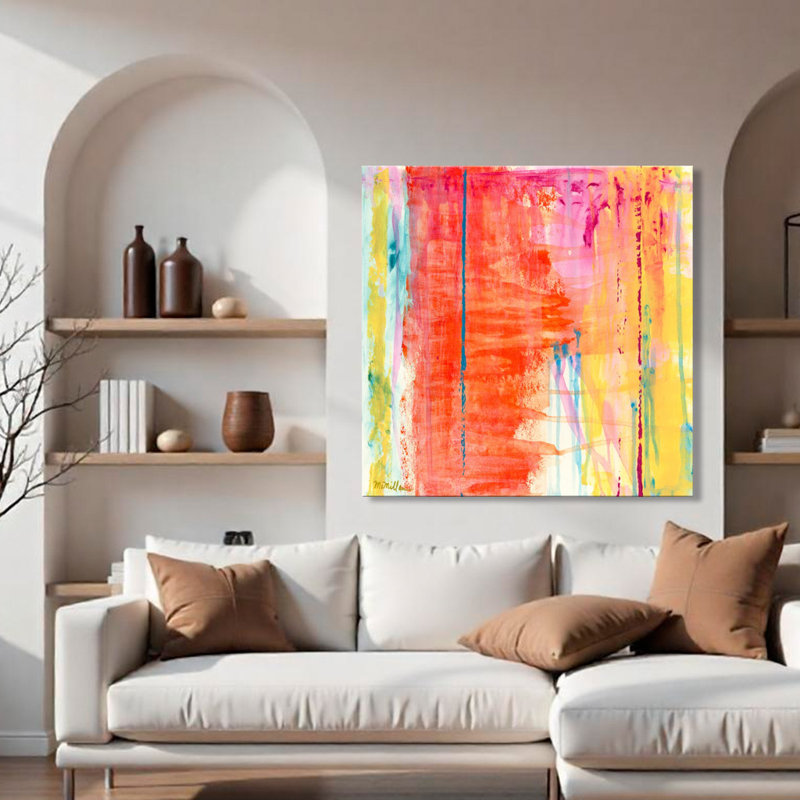 Couleur translucide par Dana McMillan, H 12 po x l 12 po, Pas de tapis
