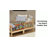  Wood Toddler Bed with Safety Rail-136620810