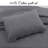 Victorian Medallion Matelassé Pure Solid Gray Scalloped Edge Cotton Quilt Bedding Set-125844679-24059733