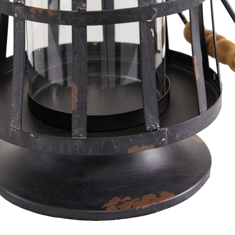 Lanterne de table en fer 15 po